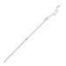 EPOCH Purpose 10 Degree Women's Complete Lacrosse Stick with Dragonfly Shaft White