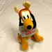 Disney Toys | Disney 2019 Holiday Pluto 12-Inch Plush | Color: Yellow | Size: One Size