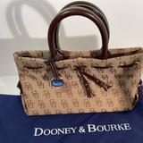 Dooney & Bourke Bags | Dooney & Bourke Brown Canvas Handbag | Color: Brown | Size: Os