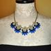 J. Crew Jewelry | J Crew Statement Crystal Necklace. | Color: Blue | Size: Os