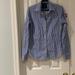 American Eagle Outfitters Tops | American Eagle Outfitters Blue And White Striped Button Down Shirt; Size 8 | Color: Blue/White | Size: 8
