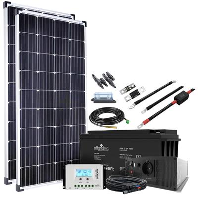 OFFGRIDTEC Solaranlage "Autark XL-Master" Solarmodule schwarz (baumarkt) Solartechnik