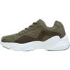 Sneaker ATHLECIA "CHUNKY Leather Trainers", Gr. 37, weiß (olivgrün, weiß), Leder, casual, Schuhe, im sportlichen Style