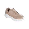 Sneaker ATHLECIA "CHUNKY Leather Trainers", Gr. 38, beige (nude), Leder, casual, Schuhe, im sportlichen Style