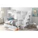 Stairway Twin-Over-Full Bunk Bed with Drawer, Storage and Guard Rail for Bedroom, Dorm, for Adults, Espresso