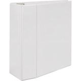 Avery Heavy-Duty View 3 Ring Binder 5 One Touch EZD Rings White 5 Binder Capacity - Letter - 8 1/2 x 11 Sheet Size - 1050 Sheet Capacity - 3 x D-Ring Fastener(s) - 4 Internal Pocket(s) - Po