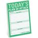 Knock Knock Plan of Attack Great Big Sticky Note Daily to-Do List Sticky Pad 4 x 6-inches