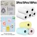 Stuffygreenus Thermal Printer Paper Colorful Mini Printing Paper Roll and Self-Adhesive Printable Sticker Compatible with P1 Mini Printer PeriPage A6 Series Printers 2.2 (W) x 1 (D) x 230ft