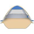 Gorich Beach Tent UPF50+ Sun Shelter Canopy for 3 Person Portable Beach Shade Tent Easy Setup Cabana Beach Tent (Royal Blue)