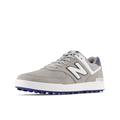 New Balance Men s 574 Greens Golf Shoe (Grey/White 9 Wide)