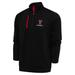 Men's Antigua Black Texas Tech Red Raiders Baseball Generation Quarter-Zip Pullover Top