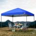 ABCCANOPY 10 ft x 10 ft Easy Pop up Outdoor Canopy Tent Blue