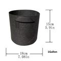 wofedyo planters for outdoor 1/2/3/5/7 gallon grow-bag heavy thickened nonwoven fabric pot with handles