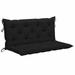 Dcenta Cushion for Swing Chair Black 47.2 Fabric