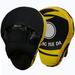 Kids Boxing Punching Mitts Arc Boxing Pads Boxing Equipment Hand Target Pads with Leather Ideal for Martial Arts MMA Muay Thai Kicking Sparring Karate (1 Pair)