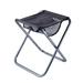 Large Folding Stool Strong Heavy Duty Outdoor Portable Folding With Carry Bag For Camping Hiking garden and beach Backpacking Grey