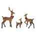 Christmas Glowing LED Light Elk Lamp Ornaments Luminous DIY Reindeer Family Set Creative Decoration Party Holiday Garden Outdoor