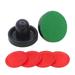 8PCS 76MM Air Hockey Pushers Pucks Replacement for Game Tables Goalies Header Kit Air Hockey Equipment Accessories (Dark Blue)