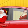 SDJMa Christmas Car Rear Window Sticker Santa Claus Car Sticker funny Car Sticker Car Window Sticker PVC Self-adhesive 3D Car Decal Christmas Car Window Decoration Car Sticker