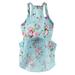 Puppy Dog Princess Dress Dog Bowknot Dress Summer Puppy Floral Vest Dress Dog Cute Rosette Sundress Apparel for Small Dog Cat Outfits