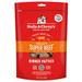 Freeze Dried Raw Dinner Patties High Protein Super Beef Recipe Dry Dog Food, 25 oz.