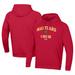 Men's Under Armour Red Maryland Terrapins Soccer Arch Over Pullover Hoodie