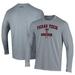 Men's Under Armour Gray Texas Tech Red Raiders Soccer Arch Over Performance Long Sleeve T-Shirt