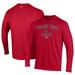 Men's Under Armour Red Texas Tech Raiders Soccer Arch Over Performance Long Sleeve T-Shirt