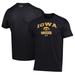 Men's Under Armour Black Iowa Hawkeyes Soccer Arch Over Performance T-Shirt