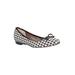 Women's Hirabelle Flats by J. Renee in Black White (Size 6 1/2 M)