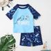 SYNPOS Baby Boys Rash Guard Set - 2 Piece UPF 50+ Swim Shirt and Bathing Suit Toddler 1-5 Years