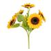5-heads Artificial Sunflower Bouquet Simulation Flower Home Office Floral Decor Fake Sunflower