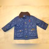 Polo By Ralph Lauren Jackets & Coats | Polo Ralph Lauren - Boys - Quilted Water-Repellent, Navy Blue Jacket: 6m | Color: Blue/Brown | Size: 6mb