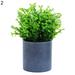 Small Potted Artificial Plants Artificial Eucalyptus Plants 9.8 Plastic Greenery Plants for Home Office Garden Decor Indoor & Outdoor