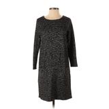 Lilis Closet Casual Dress - Shift: Black Jacquard Dresses - Women's Size Small