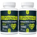 Liposomal Ubiquinol Vegan CoQ10 1000 mg, High Bioavailability (The Active Form of CoQ10), Powerful Antioxidant for Heart Health, Beneficial to Statin Users, 60 Softgels, Pack of 2