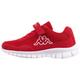 Sneaker KAPPA Gr. 28, rot (red, white) Kinder Schuhe Trainingsschuhe