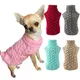 Pull classique solide pour Chihuahua et chiot vêtement d'hiver chaud pour animaux de compagnie