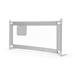 Costway 57 Inch Toddlers Vertical Lifting Baby Bed Rail Guard with Lock-Gray