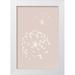 1x Studio III 17x24 White Modern Wood Framed Museum Art Print Titled - Dried Flower Pink