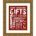 Lewis Sheldon 25x32 Gold Ornate Wood Framed with Double Matting Museum Art Print Titled - Kiddy Christmas