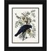 Stellar Design Studio 12x14 Black Ornate Wood Framed with Double Matting Museum Art Print Titled - Vintage Crow 1