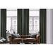 3S Brother s Home Decorative Dark Green Curtains 100 Wide Extra Long Luxury Colors Linen Look Custom Made 5-25 Feet Made in Turkey Hang Back Tab & Rod Pocket Single Panel Home DÃ©cor (100 Wx192 L)