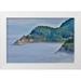 Looney Hollice 32x23 White Modern Wood Framed Museum Art Print Titled - Usa-Oregon-Florence Heceta Head Lighthouse