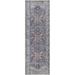 Mark&Day Washable Area Rugs 2x8 Wellsville Traditional Slate Runner Area Rug (2 7 x 7 10 )