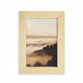 Sunrise Sunset Mountain Fog Landscape Sky Desktop Display Photo Frame Picture Art Painting 5x7 inch