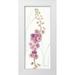 Audit Lisa 12x24 White Modern Wood Framed Museum Art Print Titled - Rainbow Seeds Flowers VII
