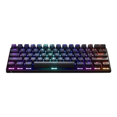 SteelSeries Apex 9 Mini 60% Wired OptiPoint Adjustable Actuation Switch Gaming Keyboard with RGB Lighting