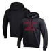 Men's Champion Black Texas Tech Red Raiders Soccer Icon Powerblend Pullover Hoodie