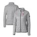 Women's Cutter & Buck Gray Houston Cougars Rainier Eco Insulated Puffer Full-Zip Jacket